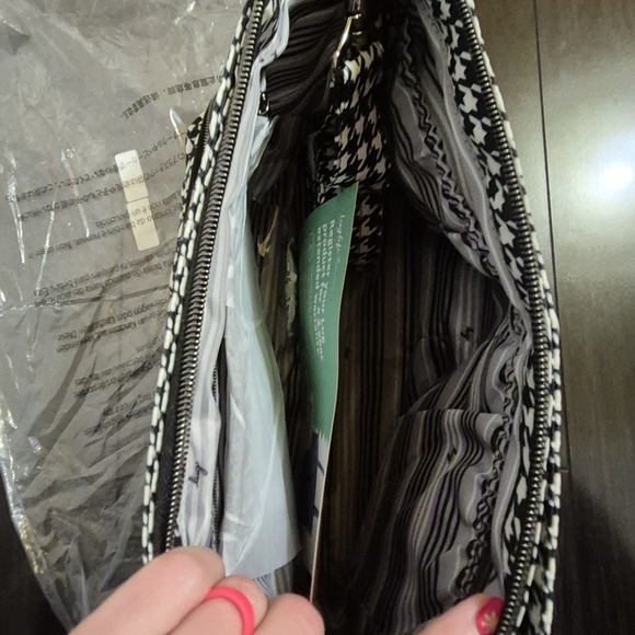 NWT Lug Samba 2 Houndstooth Crossbody Bag - Picture 3 of 8